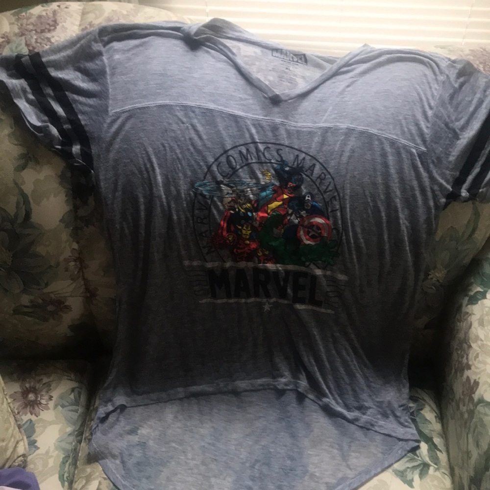 Marvel Comics Women’s XL see through T